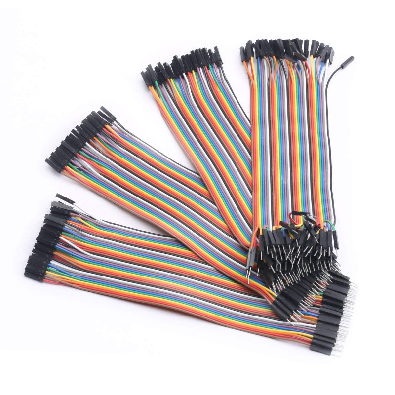 DEVMO 120pcs Dupont Wire Jumper Cable Ribbon 20cm Male to Female Compatible with Ar-duino Breadboard SMT32 Ar-duino Raspberry Pi - Image 1